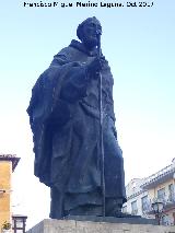 San Juan de la Cruz. Estatua en Caravaca de la Cruz