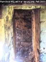 Castillo de la Consolacin o Espinosa. Pasillo de la izquierda que da al habitculo de la primera planta