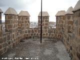 Murallas de Antequera. Terraza de torren circular