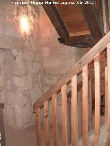 Alcazaba. Torre del Homenaje. Estructuras de madera para aceder a estancias superiores