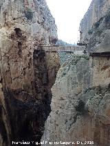 Desfiladero de los Gaitanes. Puente de los Gaitanes