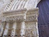 Iglesia de Santiago. Capitel izquierdo