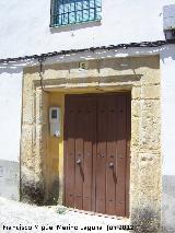 Casa del Callejn Martnez n 5. Portada