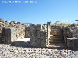 Baelo Claudia. Tabernae del Decumanus Maximus. Escaleras