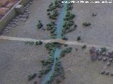 Puente romano del camino de Carteia. Maqueta