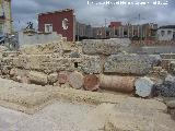 Teatro Romano de Cartagena. Materiales reutilizados