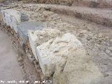 Teatro Romano de Cartagena. Materiales reutilizados