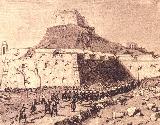 Cerro Despeaperros. Dibujo antiguo