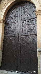 Puerta. Iglesia del Salvador - Madridejos