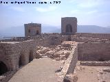 Castillo Nuevo de Santa Catalina. Patio de Armas con sus excavaciones arqueolgicas