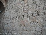Castillo Nuevo de Santa Catalina. Restos de construcciones a extramuros