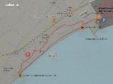 Embarcadero de las Salinas Bras del Port. Mapa