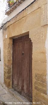 Casa hebrea del Callej�n de Santa Mar�a n� 2. Portada