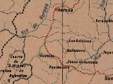 Aldea Los Goldines. Mapa 1885