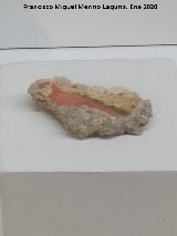 Palacio ibero del Cerro de la Merced. Fragmento de enlucido decorado de la pared