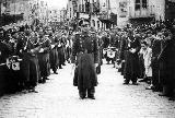 Calle Bernab Soriano. La banda de la Cruz Roja 1949