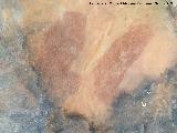 Pinturas rupestres del Cimbarrillo de Mara Antonia II. Barras emparejadas