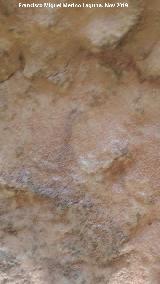 Pinturas rupestres del Cimbarrillo de Mara Antonia II. Restos bajos