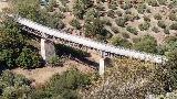 Puente de Hierro de Zuheros. Desde el Mirador de la Villa