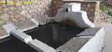 Lavadero de La Iruela. Ca�o