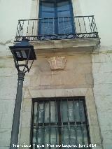 Casa de los Condes de Pozo Ancho. Situacin de los escudos