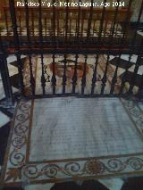 Catedral de Jan. Capilla de San Eufrasio. Tumba del Obispo Rubn Ceballos