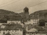 Castillo de La Guardia. Iglesia de Santa Mara. Foto antigua