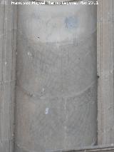 Catedral de Jan. Fachada Sur. Dibujo de la hornacina superior izquierda