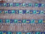Palacio del Marqus de Santa Cruz. Azulejos de las escaleras del patio