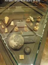 Domus Herculana. Plomadas y ponderales romanos. Museo de la Ciudad
