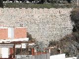 Muralla de Almucar. Parte sur del castillo