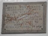 Convento de Mnimos. Placa
