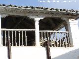 Casa de la Calle Sacramento n 34-36. Galera alta del nmero 36