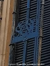 Colegio Sagrado Coraz�n de Jes�s. Inicial del balc�n