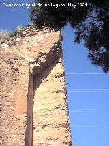 Muralla de Jan. Puerta de la Llana. Marco de la puerta