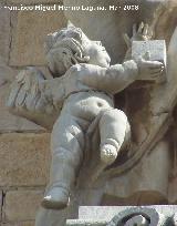 Catedral de Jaén. Fachada. Ángel de San Mateo