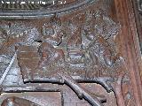 Catedral de Jaén. Coro. Nacimiento de Jesús. Ángeles músicos
