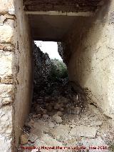 Castillo de Nínchez. Acceso al castillo