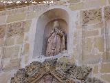 Convento de la Coronada. Actual portada de la Iglesia de Santa María de Linares
