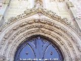 Convento de la Coronada. Actual portada de la Iglesia de Santa María de Linares