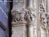 Convento de la Coronada. Actual portada de la Iglesia de Santa María de Linares