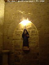 Colegiata de Santa María de los Reales Alcázares. Interior. Arco cegado
