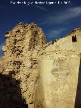 Castillo de la Macarena. Arranque de la bóveda de media naranja de ladrillo macizo