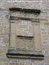 Iglesia de Santiago Apóstol. Balcón cegado