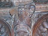 Catedral de Jaén. Coro. Nacimiento de Jesús. Capitel derecho