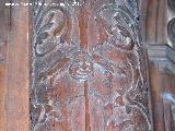 Catedral de Jaén. Coro. Nacimiento de Jesús. Cara de la columna izquierda