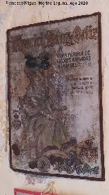 Casa Museo de Manuel Jódar. Cartel de antigua fábrica de licores