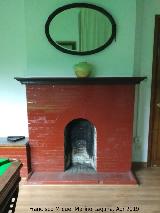 Club Inglés de Bellavista. Chimenea de la sala de billar