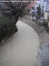 Río Frío. Con el río en crecida