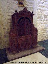 Colegiata de Santa María de los Reales Alcázares. Interior. Confesionario